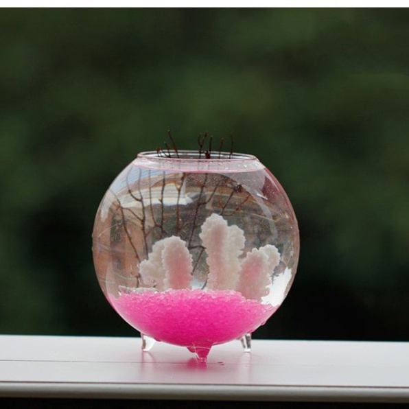 Mô Hình Tiểu Cảnh "Cát Thủy Tinh hạt lớn Túi 500gr Mini" Trang Trí Sen Đá, Sân Vườn/ Chậu Cây, DYI, Terrarium