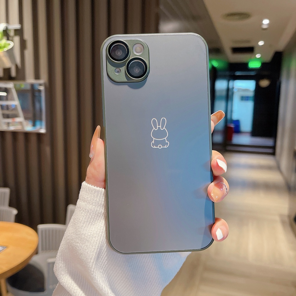 Ốp Điện Thoại Thời Trang Chống Sốc Màu Lạt Cho iPhone 11 12 13 14 PRO MAX XR XS 7 8 Plus