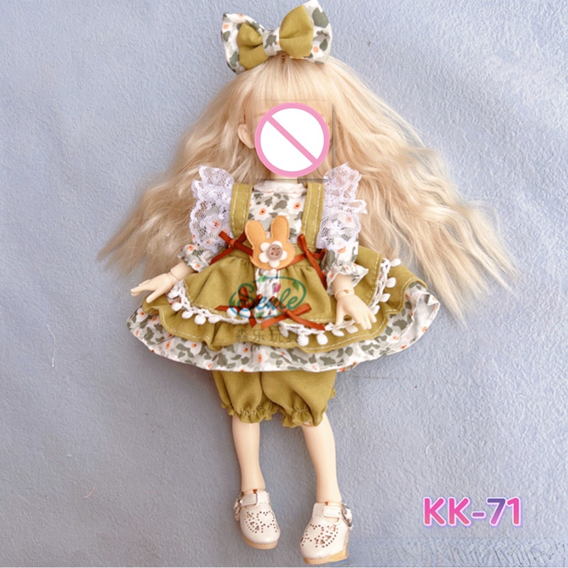 Bộ Đầm Thời Trang Cho Búp Bê 30cm BJD