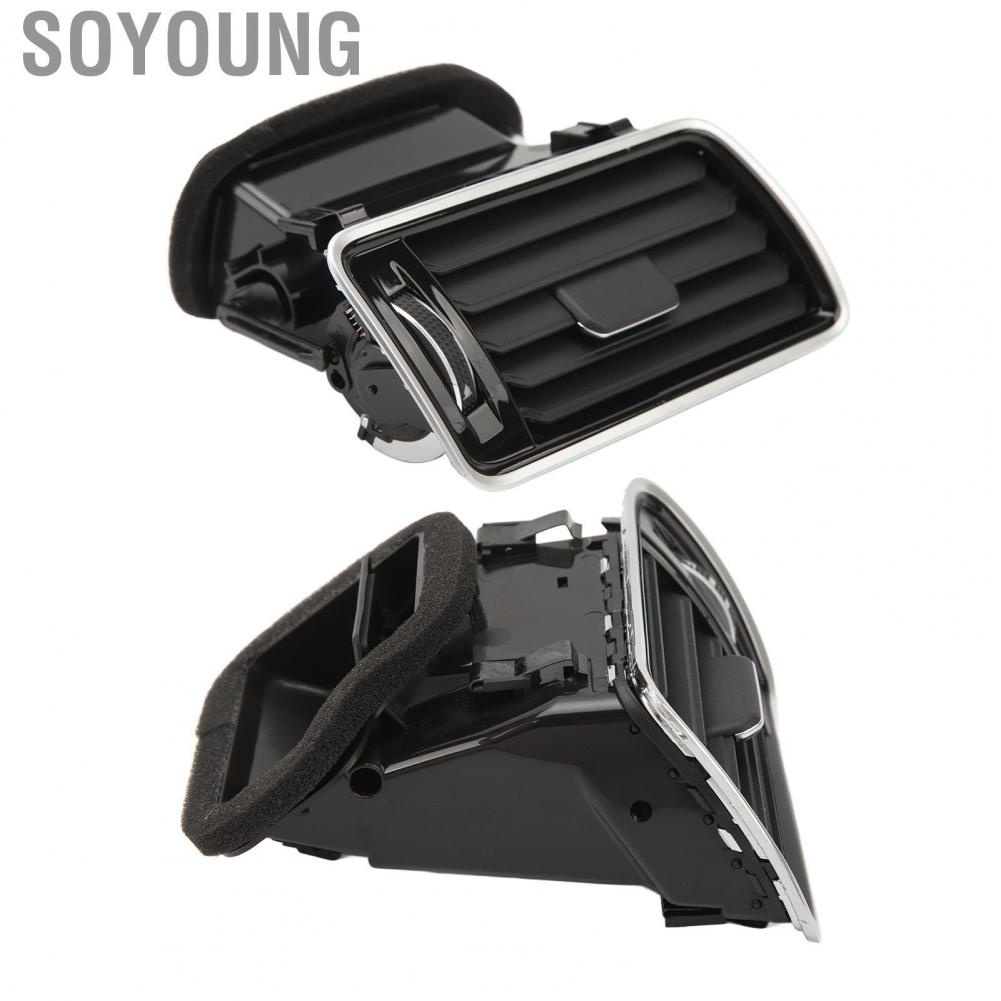 Soyoung Central Panel AC Air Vent  Shockproof Car Conditioning Outlet Uniform Airflow for Left Hand Drive B6 B7 LHD Vehicle