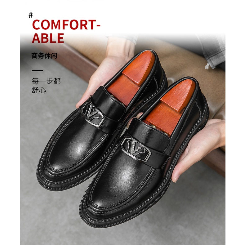 Giày Brogues Phong Cách Ý Thoải Mái Chất Lượng Cao Cho Nam