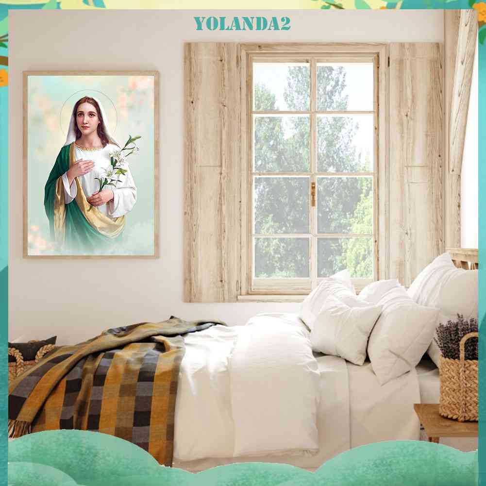 Tranh Đính Đá Kim Cương Toàn Bộ 5D DIY Hình Vẽ Nhân Vật Trang Trí Tường