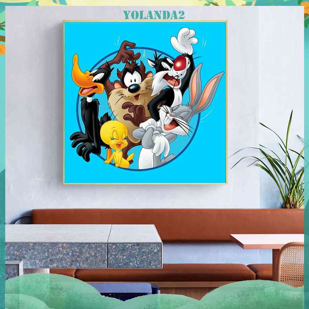 Tranh Đính Đá Kim Cương Toàn Bộ 5D DIY Hình Vẽ Bọ Rùa