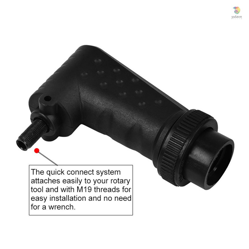 Yala) Sợi M19 575 90° Dụng Cụ Xoay Đánh Bóng Góc Phải Chuyên Dụng Cho Máy Mài Điện