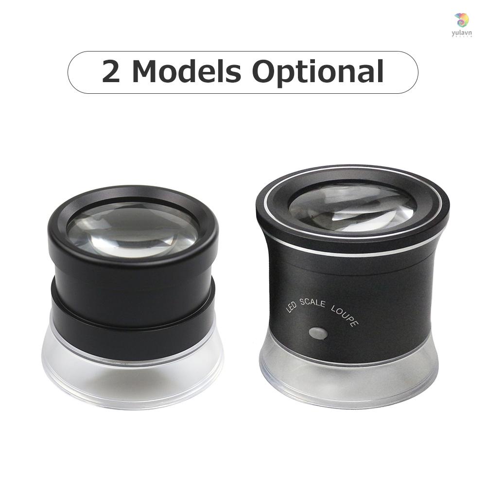 Kính Lúp Phóng Đại 30X Có Đèn LED Với 6 Trắng 3 Tia UV Có Thể Sạc Lại Dùng Để Đo Trang Sức