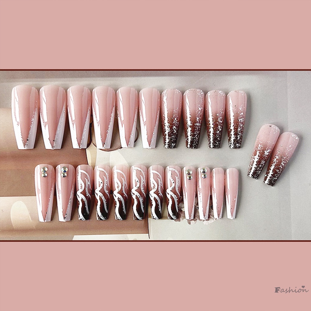 Móng Tay Giả Màu Trắng Không Độc Hại Thân Thiện Với Môi Trường