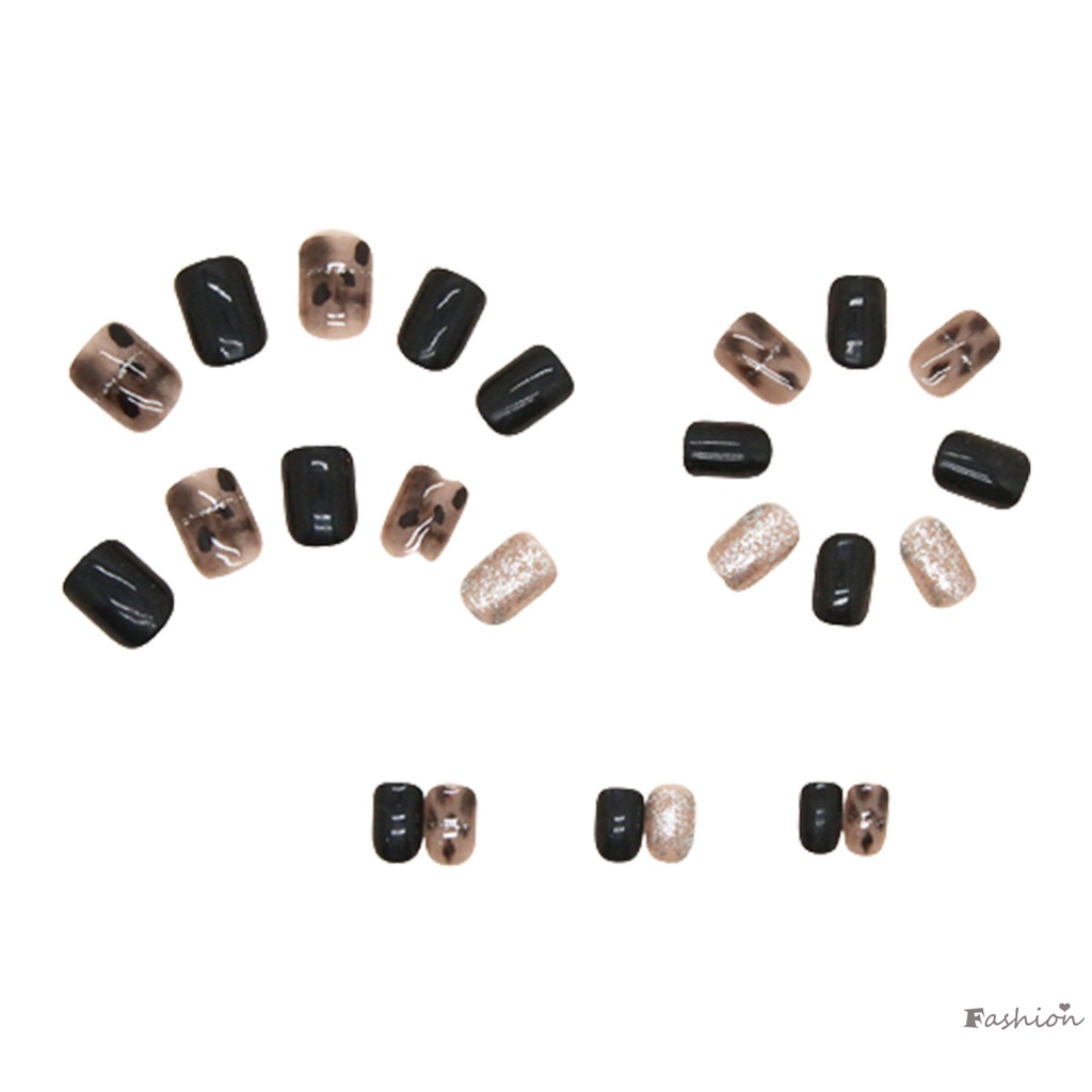 Móng Tay Giả Màu Bạc Lấp Lánh Thời Trang Cho Nữ