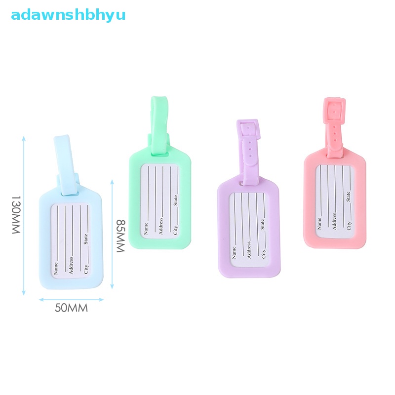 1 Thẻ Ghi Tên Hành Lý Bằng Nhựa Pvc Chống Thấm Nước Họa Tiết Hoạt Hình Sáng Tạo Cho Nam Và Nữ