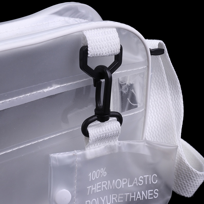 Túi Đeo Chéo Bằng PVC Trong Suốt Thời Trang Dành Cho Nữ