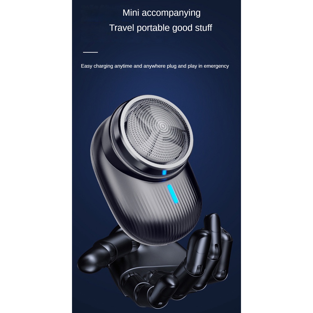Sẵn Sàng Máy Cạo Râu Mini Chạy Điện   Cạo Sạc Usb Máy Cạo Râu Cầm Tay Du Lịch Chống Nước Cho Nam