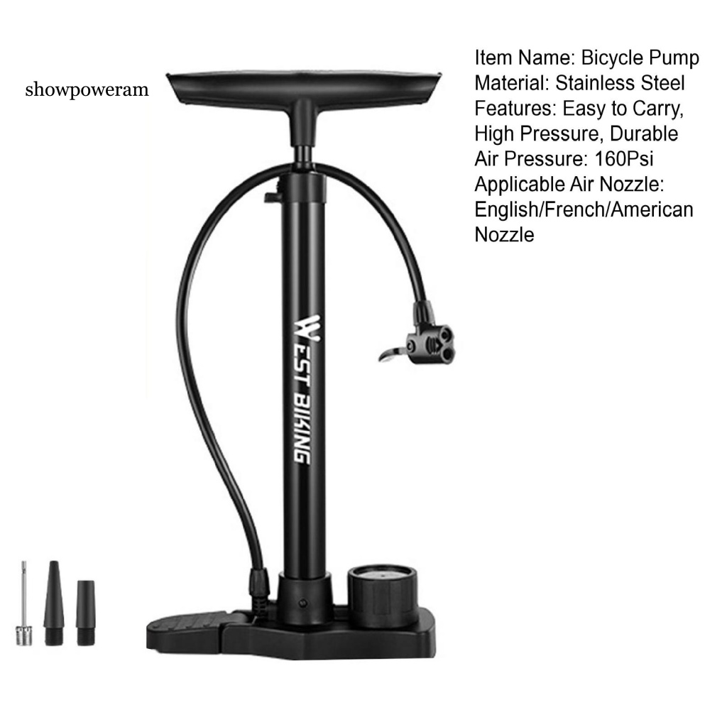 1 Bộ Bơm Hơi Xe Đạp Đa Năng Tiện Dụng Cho MTB 160Psi