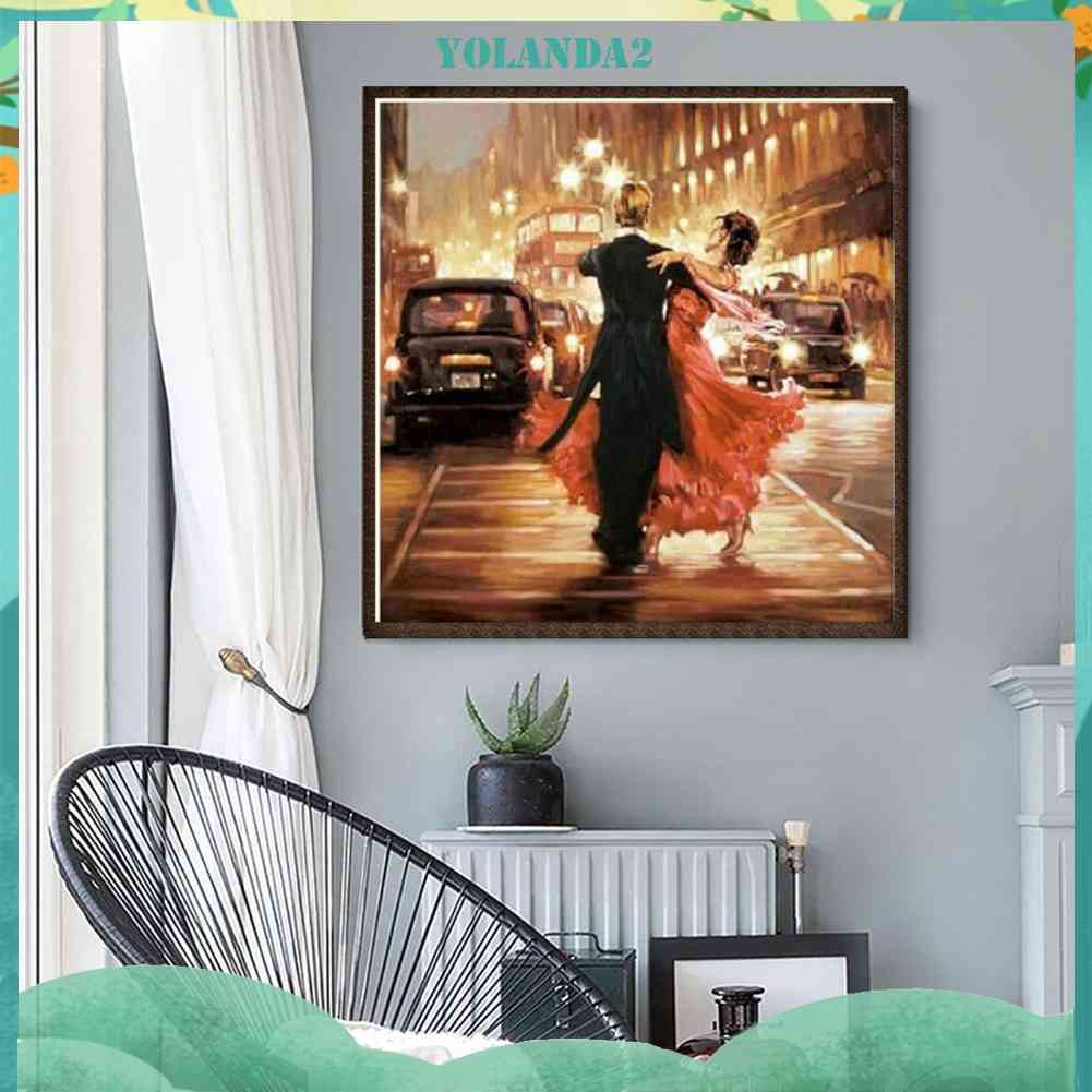 Tranh Đính Đá Kim Cương Toàn Bộ 5D DIY Hình Vẽ Đôi Tình Nhân