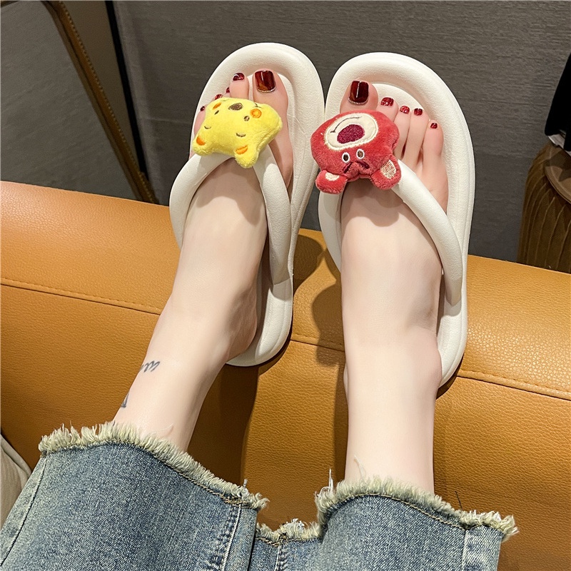 C＆S dép kiểu nữ đi chơi dép bánh mì Thoải Mái Xinh Xắn 19Z2350609