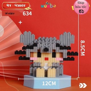 Lego Lắp Ráp 3D Mini 12 Con Giáp