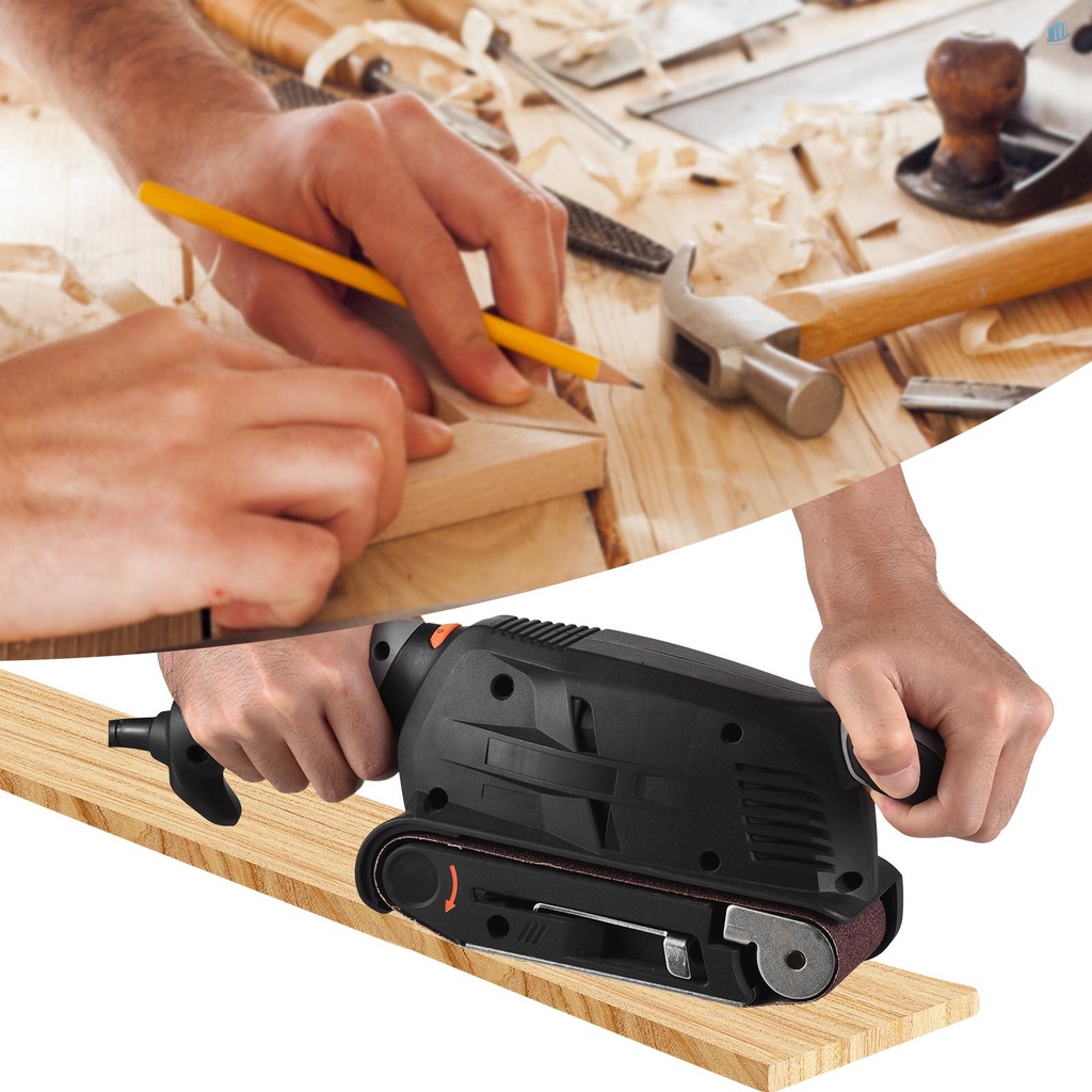 Máy Đánh Bóng Đai Điện Tử 600W Kèm Hộp Đựng 2 Đầu Chuyển Đổi Làm Sạch Bụi (s2mwvn) 600W