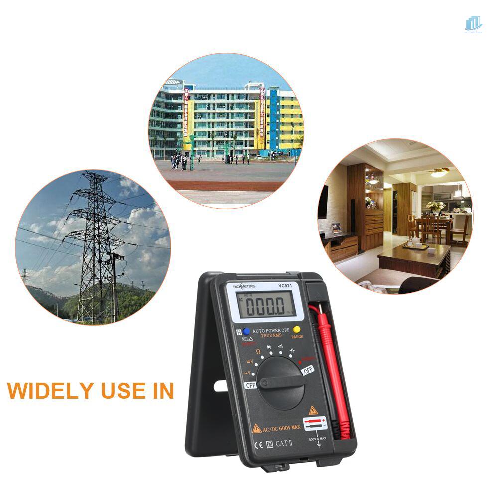 Đồng Hồ Vạn Năng Kỹ Thuật Số Cầm Tay Mini 4000 Đơn Vị AC / DC VC921