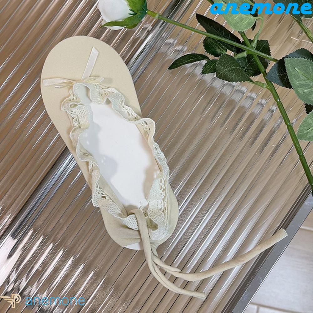 Anemone Vớ Thuyền Mỏng Mùa Hè Y2k Thắt Dây Phong Cách Lolita Jk Nhật Bản