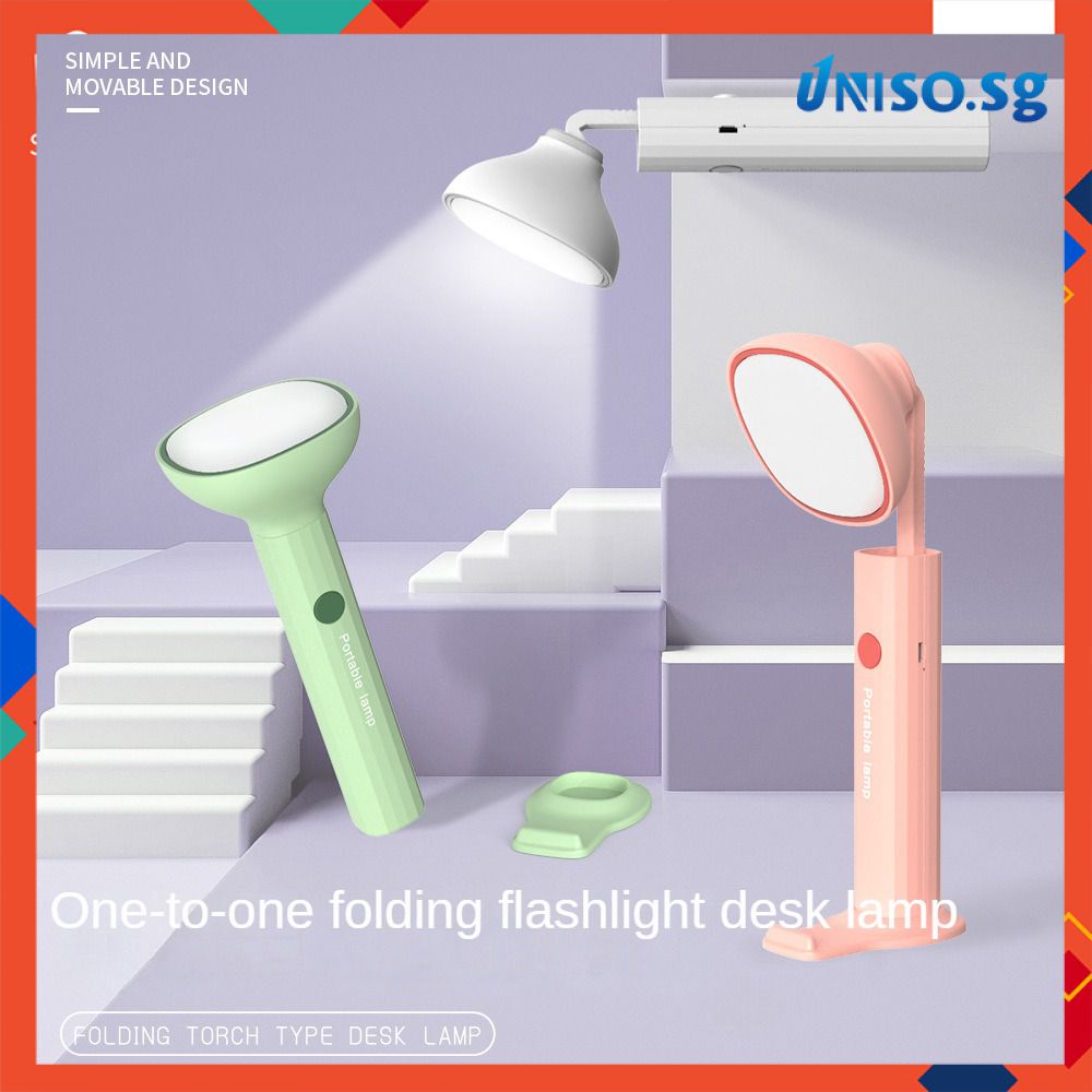 Đèn Led Để Bàn Ban Đêm Đèn Pin Đèn Pin Đọc Sách Có Thể Gập Lại Giá Đỡ Điện Thoại USB Đèn Chiếu Sáng Khẩn Cấp Nam Châm [Unio]