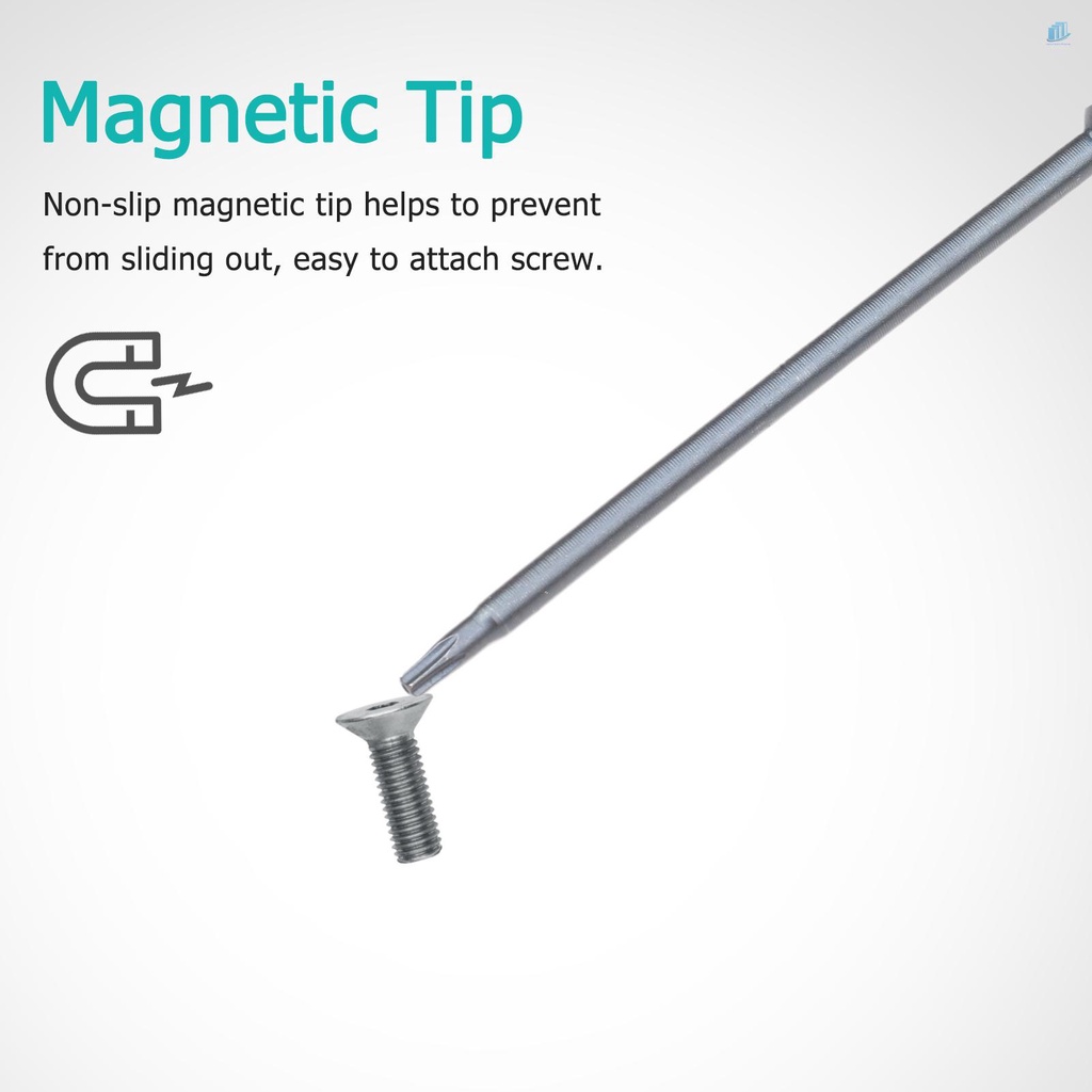 Bộ 10 Mũi Tuốc Nơ Vít Torx Bit 1 / 4-inch Tamper 3.93-inch S2 Bằng Thép Từ Tính Chống Thấm Nước Chuyên Dụng Cho Sửa Chữa Điện