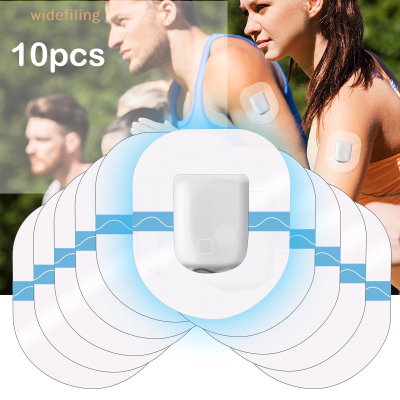 Set 10 Miếng Dán Cảm Biến CGM Trong Suốt Chống Thấm Nước