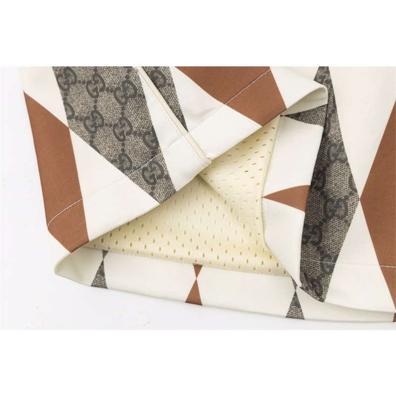 Gu88- Quần Short Họa Tiết Kim Cương Bắt Mắt Thiết Kế logo G Đôi Phong Cách Jfhrdfgf Thời Trang Đường Phố Mới Nhất