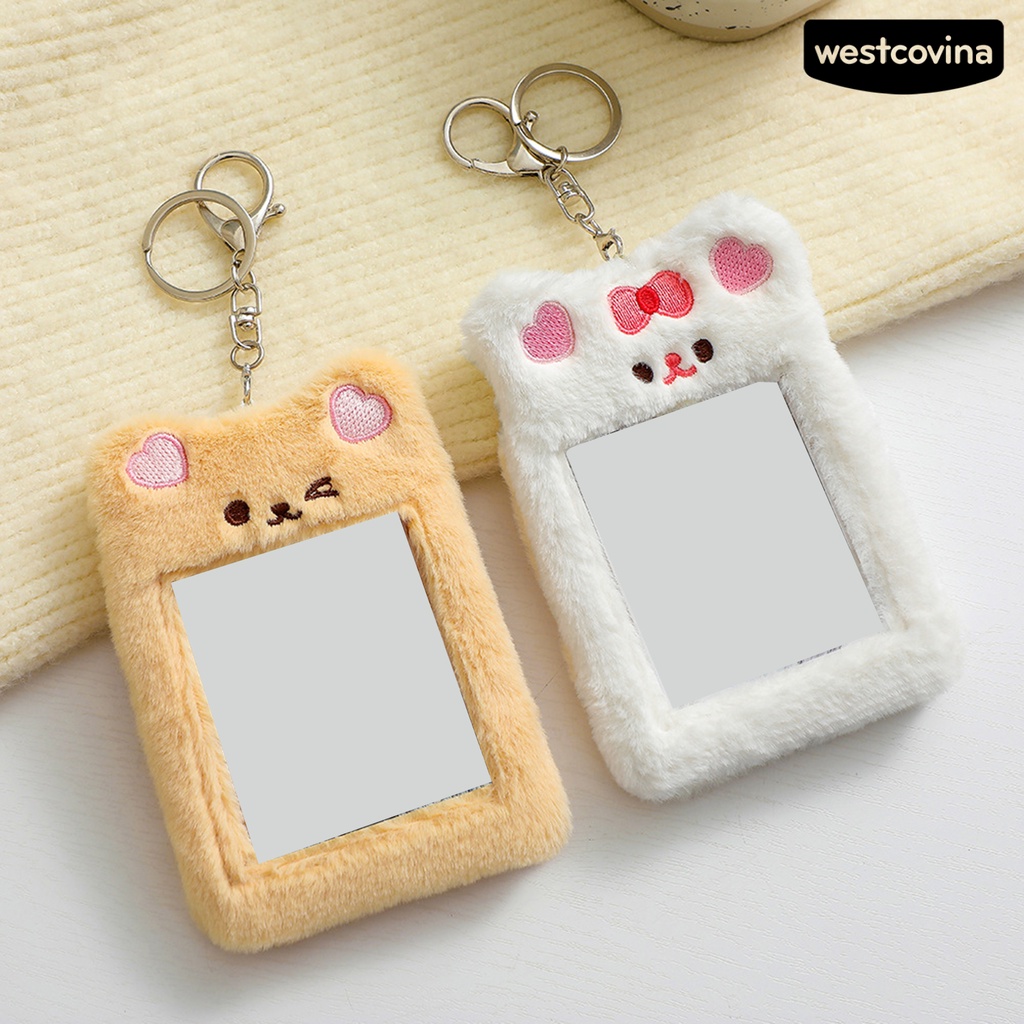 [COD]♪Ví Đựng Thẻ ID Bằng Vải Bông Nhiều Màu Sắc Dễ Thương