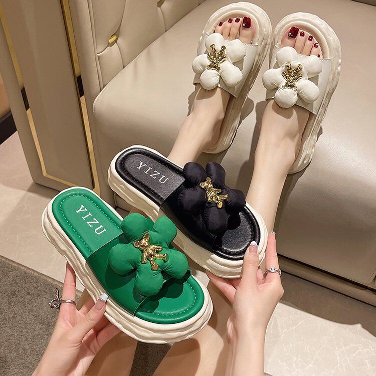 Dép Sandal Mũi Vuông Đế Dày Mềm Mại Chống Trượt Thời Trang Mùa Hè Dành Cho Nữ AA6299