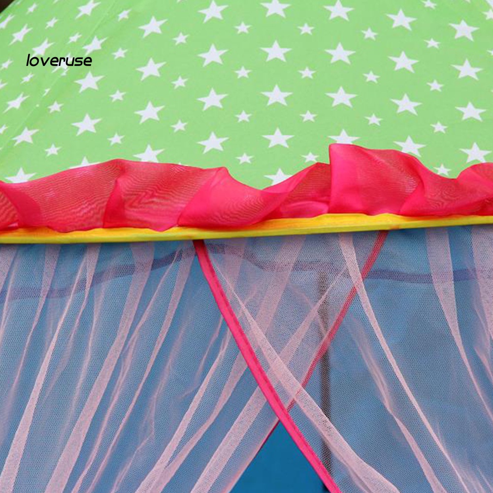 Lều Chơi Trong Nhà / Ngoài Trời Cho Bé Hình Lâu Đài Dễ Thương