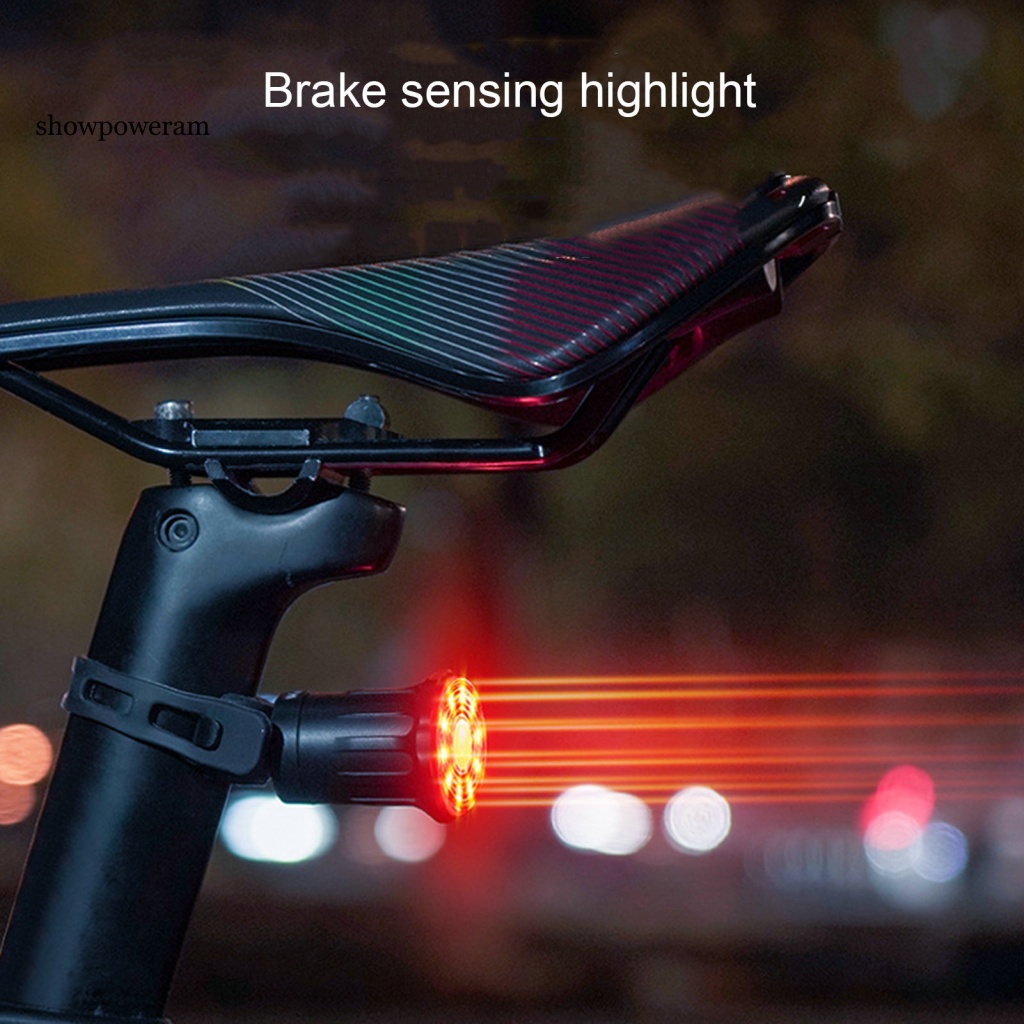 1 Bộ Đèn Pin An Toàn Phía Sau Xe Đạp Chống Nước Dễ Lắp Đặt