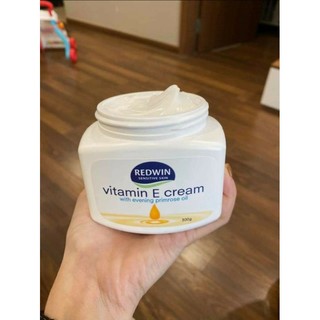 Kem Dưỡng Da  Vitamin E  và tinh dầu hoa anh thảo giúp da mềm mịn, trắng sáng Redwin Úc 300gr