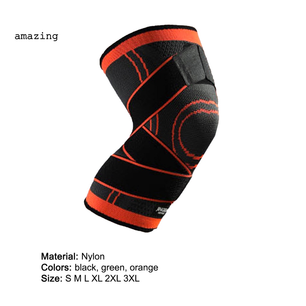 1 Băng Quấn Đầu Gối Bằng Nylon Co Giãn Gọn Nhẹ Có Thể Tái Sử Dụng