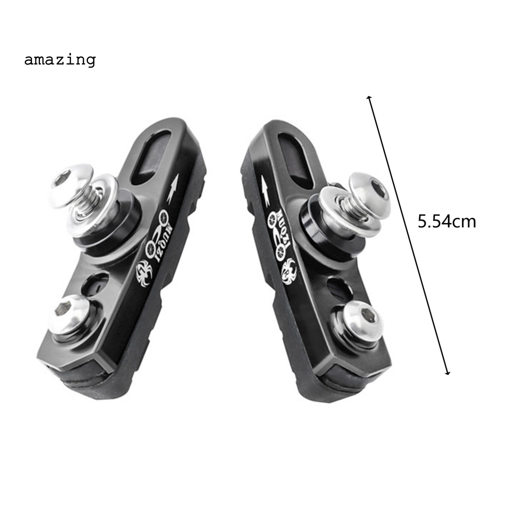 1 Cặp Má Phanh Xe Đạp Bằng Hợp Kim Nhôm Chất Lượng Cao