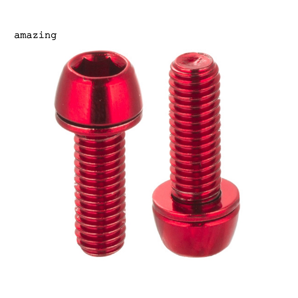 Set 2 Ốc Vít Cố Định Phanh Xe Đạp Bằng Hợp Kim CNC