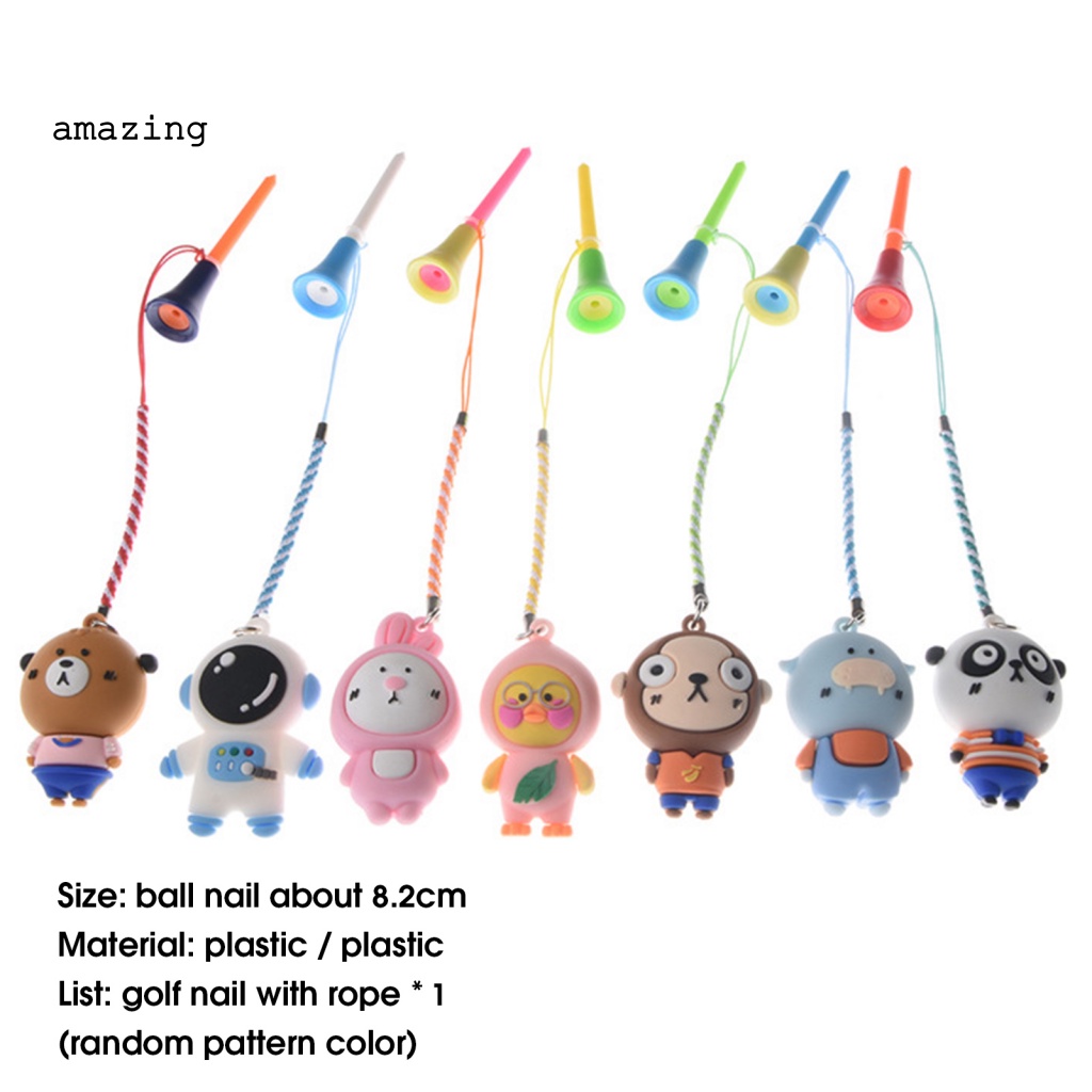 Dụng Cụ Giữ Bóng Golf Bằng Nhựa Siêu Nhẹ Họa Tiết Hoạt Hình