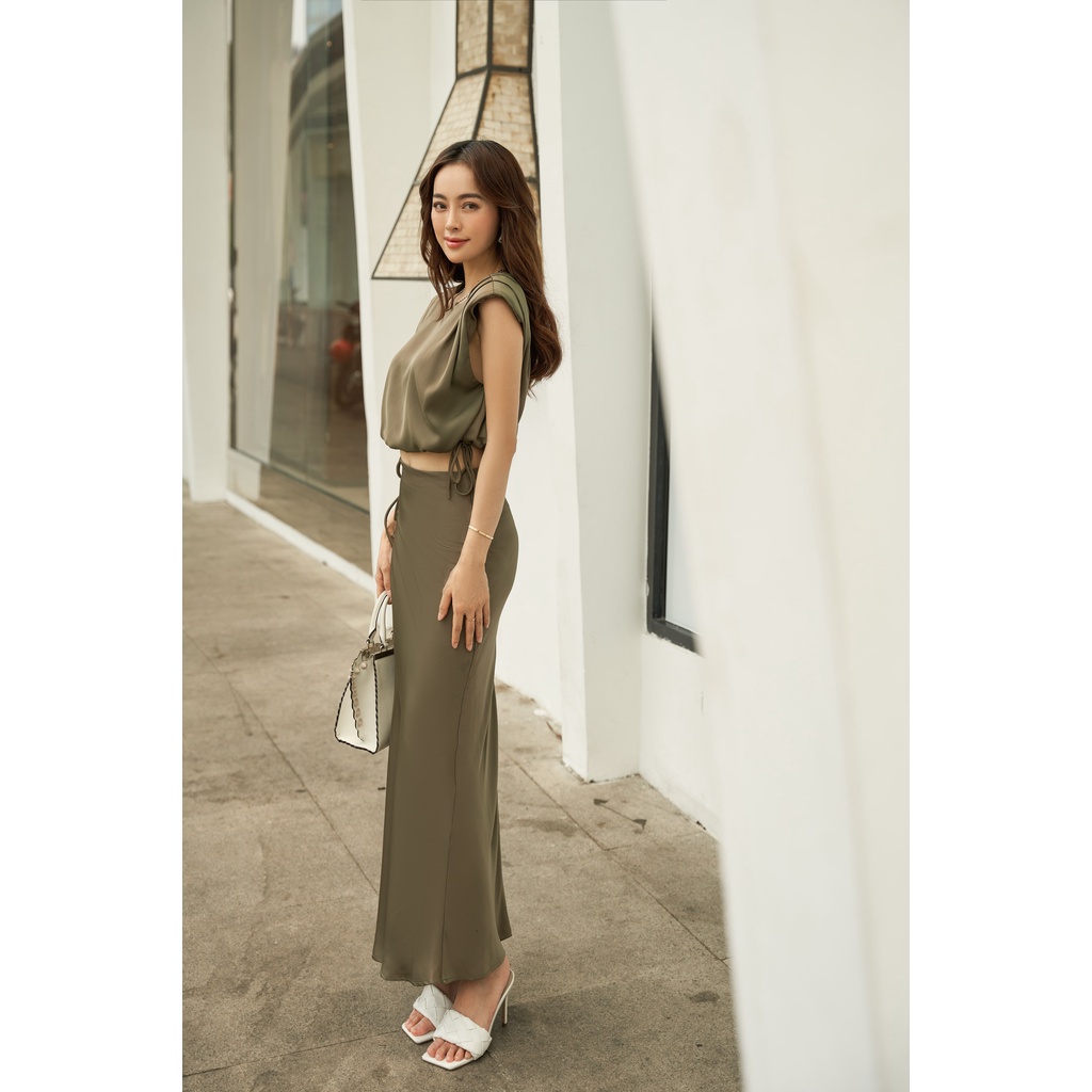 Chân váy lụa đuôi cá Aurore Cloth