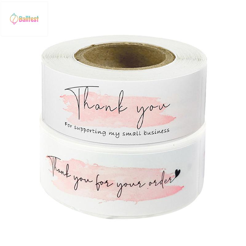 💜Cuộn 120 Miếng TEM dán chữ " Thank you" >