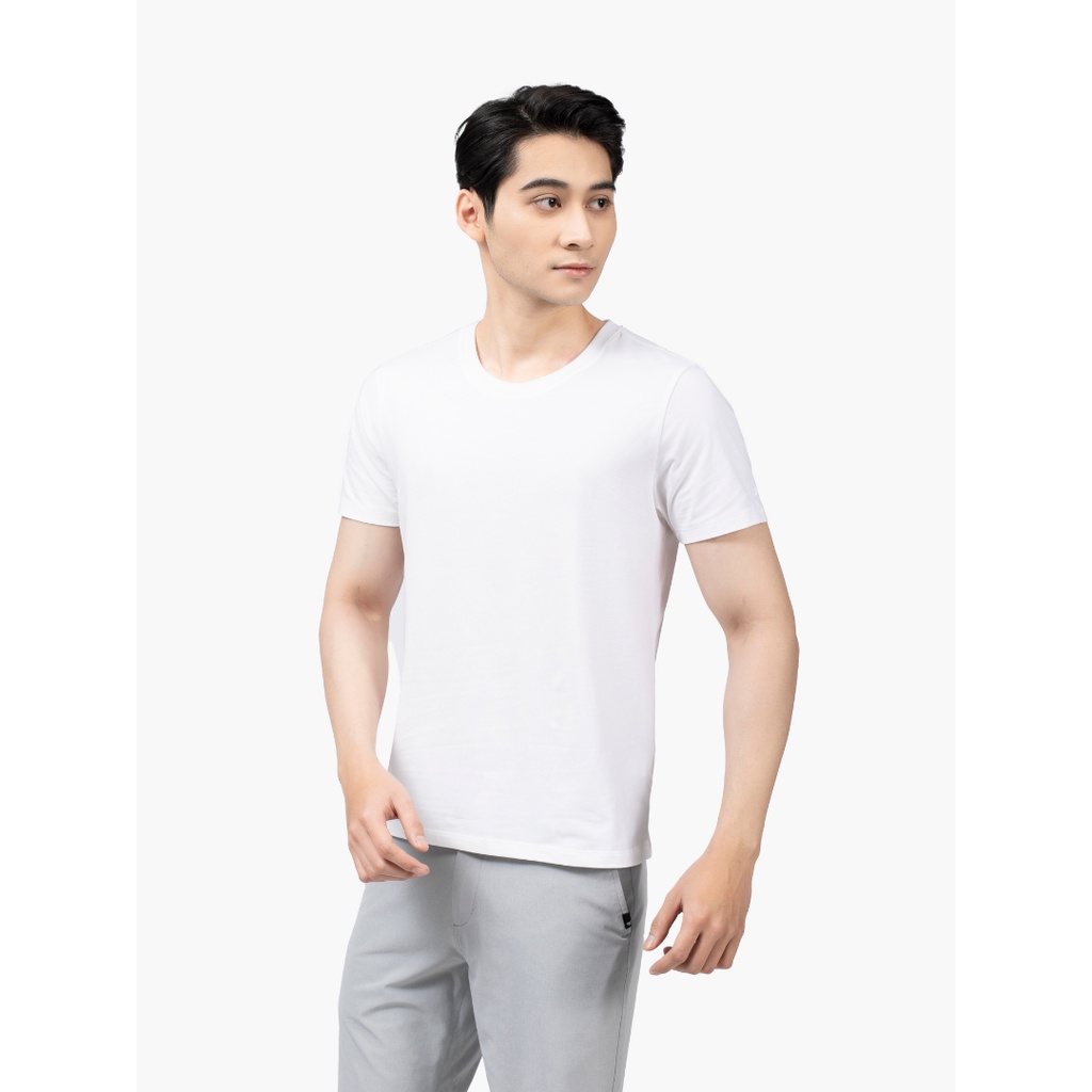 Áo thun nam ARISTINO kiểu dáng basic, chất liệu 100% cotton mềm mại, thân thiện với làn da - AC22