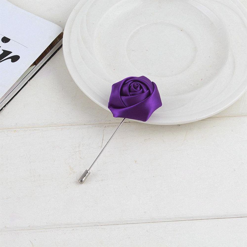 Trâm Cài Áo Vest Hình Hoa Hồng Bằng Hợp Kim Phong Cách Hàn Quốc Thời Trang Sang Trọng