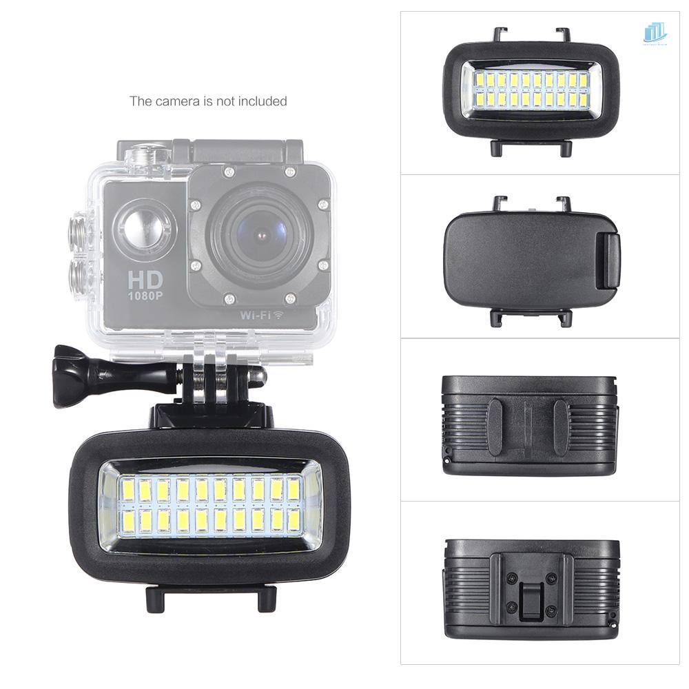 Đèn LED Chiếu Sáng Công Suất Cao 700LM Chống Nước 40M 1200mAh Tích Hợp Pin Sạc Cho SJCAM Xiaomi Yi Sports Action