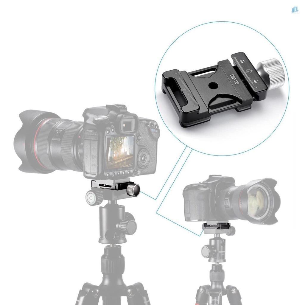 Kẹp Núm Vặn Tháo Lắp Nhanh Bằng Nhôm 38mm Tương Thích Với Arca-Swiss QR