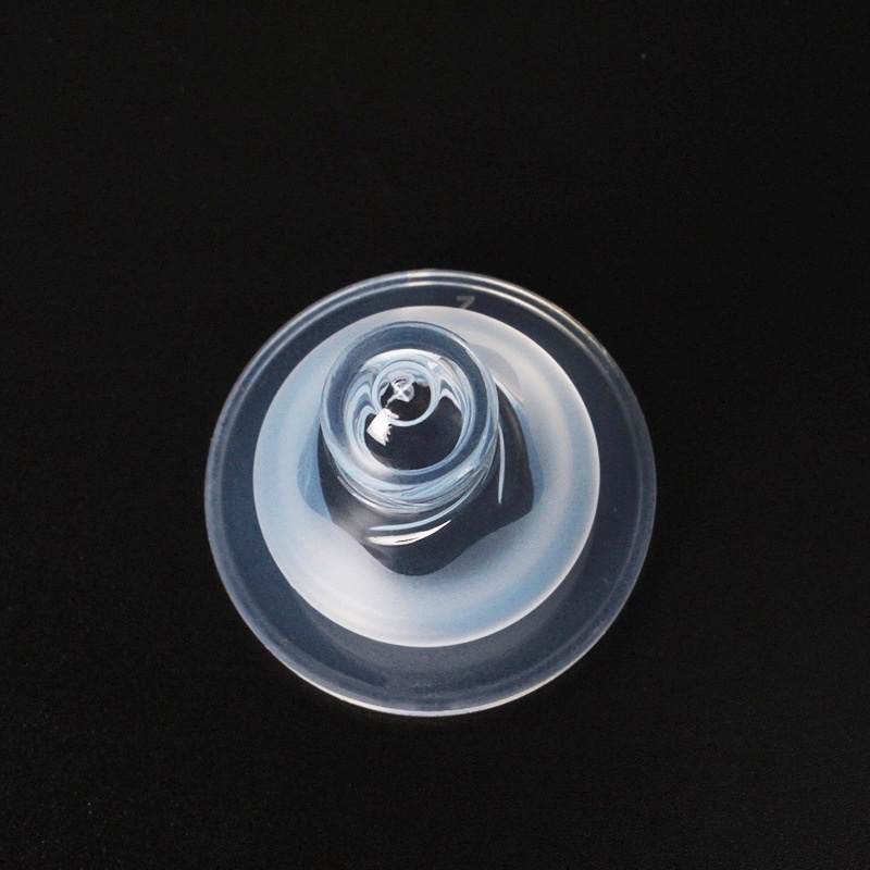 Núm Ti Giả Bằng Silicon Mềm Màu Trơn Cao Cấp Cho Bé