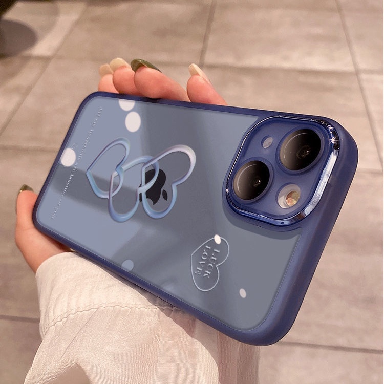 Ốp Điện Thoại Chống Sốc Kèm Miếng Dán Bảo Vệ Ống Kính Máy Ảnh Cho Iphone 14 / 7x / 11 plus 13 1214xs8p