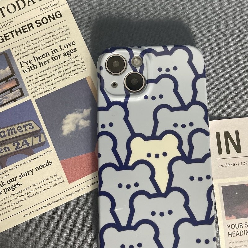 Ốp Điện Thoại In Hình Gấu Graffiti Hoạt Hình Dễ Thương Bảo Vệ Toàn Diện Cho Apple Iphone Promax 14 1213 11ins