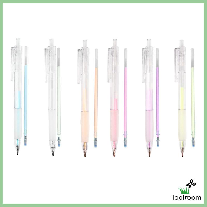 Set 6 Bút Nhấn Khô Nhanh Kèm Ruột Bút Thay Thế Trang Trí