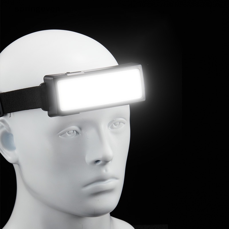 Đèn Pha LED Cob Đeo Đầu 1200mah Có Thể Sạc Lại Bằng Cổng USB