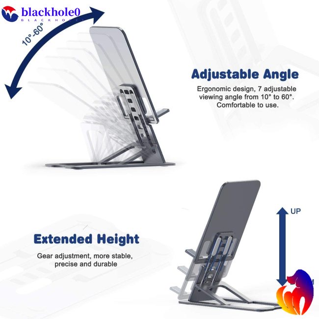 Giá Đỡ Máy Tính Bảng Bằng Hợp Kim Nhôm Có Thể Gập Lại Chống Trượt Cho Iphone 13 12