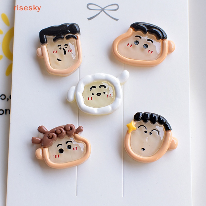[risesky] Phụ Kiện Tóc Hoạt Hình Shin-Chans Dễ Thương Sáng Tạo Ngọt Ngào Cho Điện Thoại