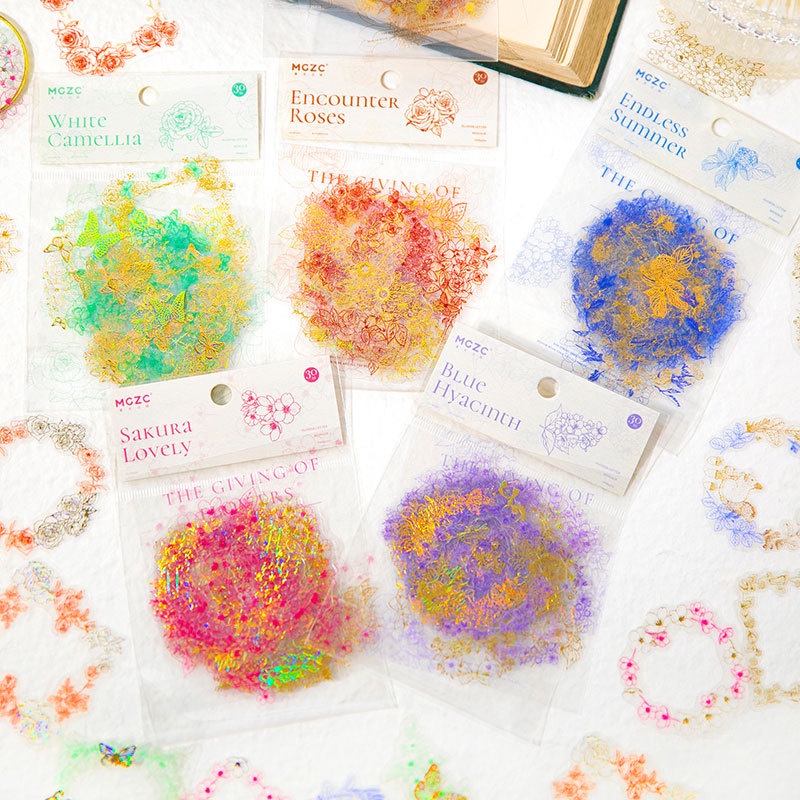 Set 30 Miếng Dán Trang Trí Sổ Tay Xinh Xắn