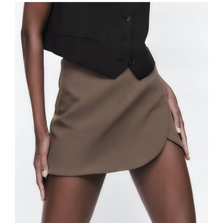 Quần Culottes Lưng Cao Phong Cách Thời Trang Zara 20237385420 7385530