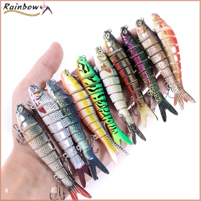 Mồi Câu Cá Giả Có Móc 10 Màu Sắc Chọn Lựa